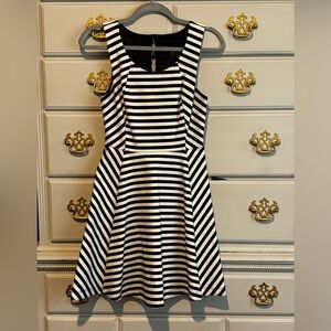 Express size XS black and white dress.